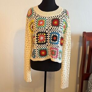 Debut Ivory Knit Top